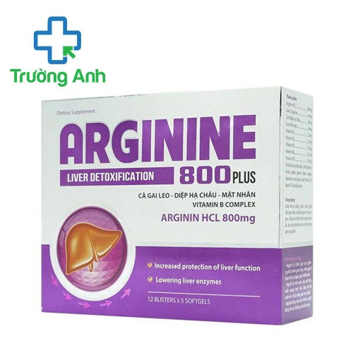 Arginine 800 Plus Trường Thọ - Hỗ trợ tăng cường chức năng gan hiệu quả 
