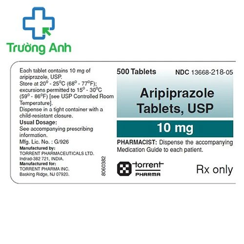 Aripiprazole 10mg Torrent - Thuốc điều trị tâm thần phân liệt hiệu quả