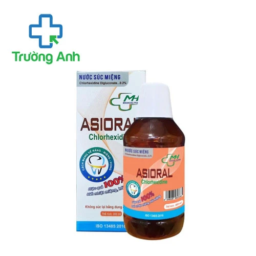 Dung dịch súc miệng Asioral Chlorhexidine 300ml Minhhungpharma