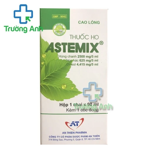 Thuốc ho Astemix 90ml An Thiên Pharma - Giúp giảm nhanh cơn ho hiệu quả