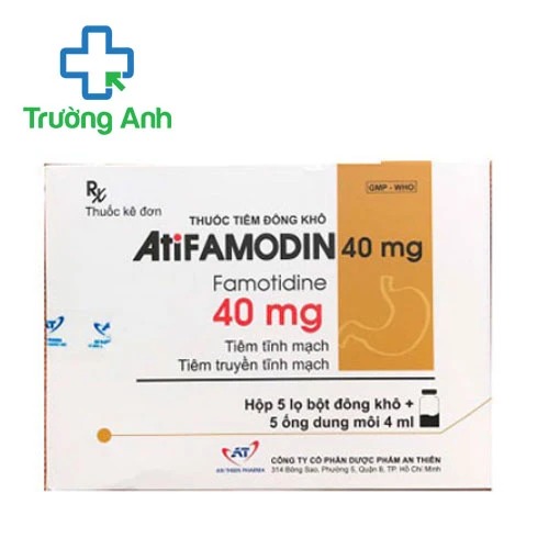 AtiFamodin 40mg (4ml) - Thuốc điều trị loét dạ dày tá tràng hiệu quả