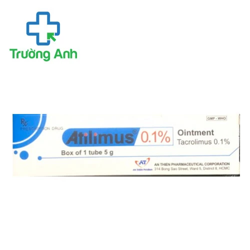Atilimus 0.1% 5g An Thiên - Thuốc mỡ bôi da điều trị chàm hiệu quả