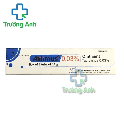 Atilimus 0.03% 10g An Thiên - Thuốc mỡ điều trị viêm da hiệu quả