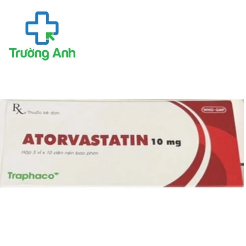 Atorvastatin 10mg Traphaco - Thuốc điều trị tăng cholesterol hiệu quả