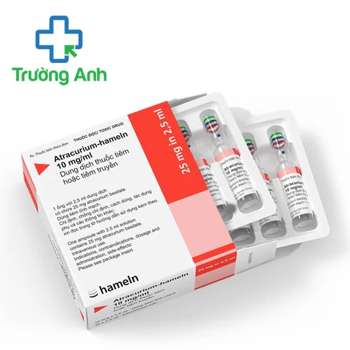 Atracurium-Hameln 10mg/ml (2,5ml) - Thuốc gây mê toàn thân hiệu quả