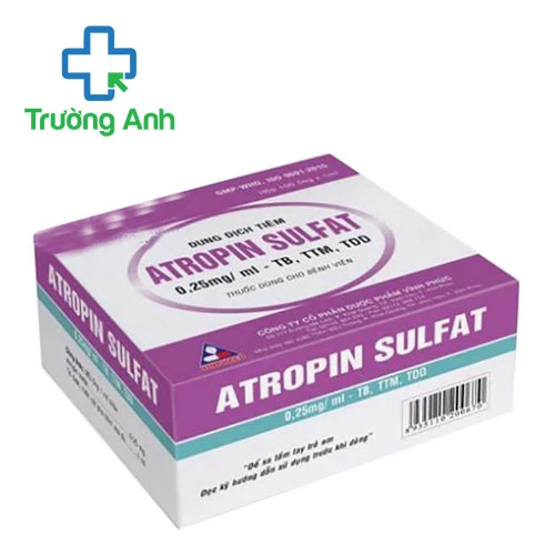 Atropin sulfat Vinphaco  - Thuốc điều trị loét dạ dày tá tràng hiệu quả