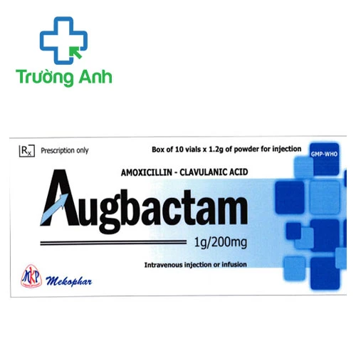 Augbactam 1g/200mg Mekophar - Thuốc điều trị nhiễm khuẩn hiệu quả