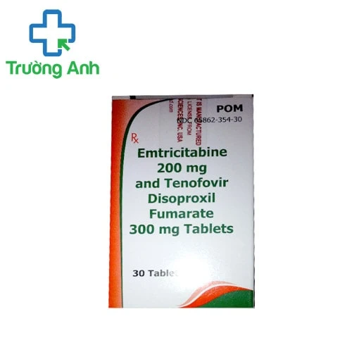 Aurobindo Emtricitabine 200mg and Tenofovir Disoproxil Fumarate 300mg - Thuốc kháng HIV hiệu quả