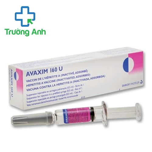 Avaxim 160U - Vắc xin phòng viêm gan A hiệu quả của Pháp