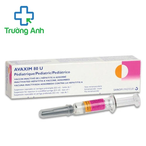 Avaxim 80U - Vắc xin phòng viêm gan A hiệu quả của Pháp