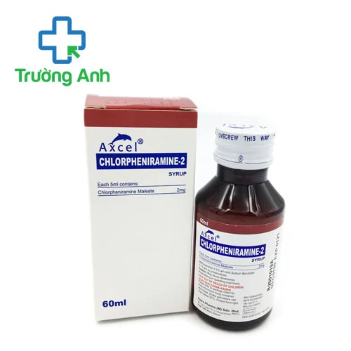 Axcel Chlorpheniramine-2 Syrup - Thuốc điều trị dị ứng hiệu quả của Malaysia