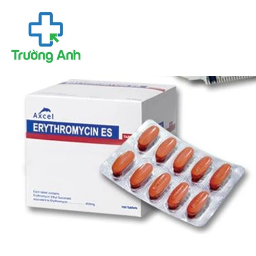 Axcel Erythromycin ES Tablet - Thuốc điều trị nhiễm khuẩn hiệu quả của Malaysia