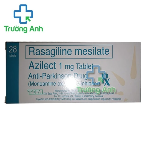 Azilect 1mg tablet - Thuốc điều trị bệnh Parkinson của Teva