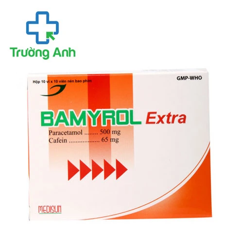 Bamyrol Extra - Thuốc giảm đau hạ sốt hiệu quả của Medisun