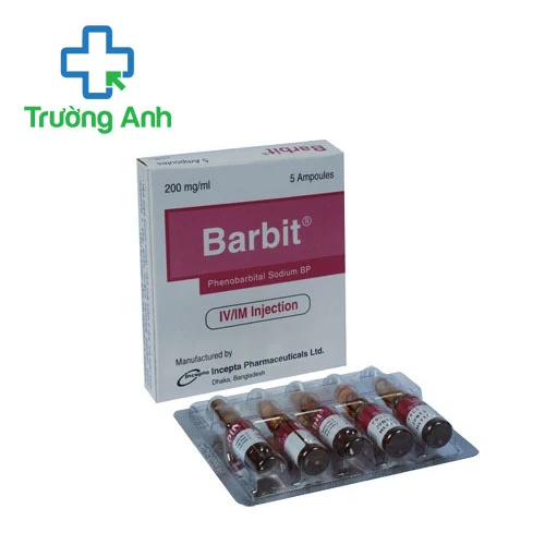 Barbit injection 200mg/ml  - Thuốc điều trị động kinh hiệu quả
