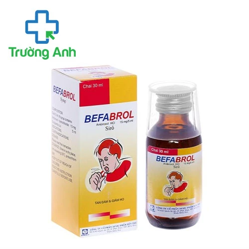 Befabrol 30ml - Thuốc tiêu nhầy đường hô hấp hiệu quả