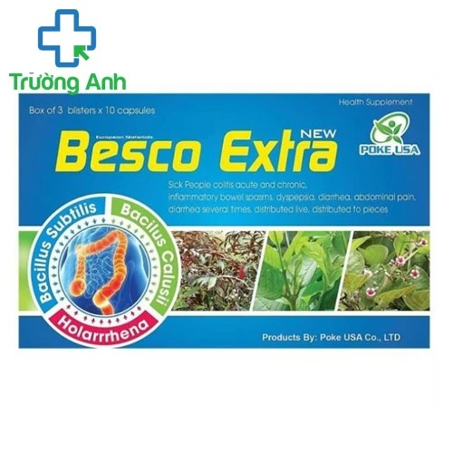 Besco Extra - Hỗ trợ điều trị rối loạn đường tiêu hóa hiệu quả