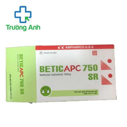 BeticAPC 750 SR Ampharco - Thuốc điều trị đái tháo đường tuýp 2 hiệu quả 