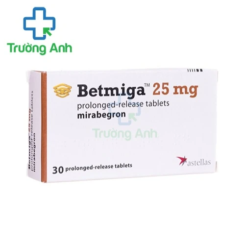 Betmiga 25mg - Thuốc điều trị hội chứng bàng quang tăng động của Astellas