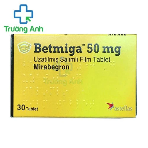 Betmiga 50mg - Thuốc điều trị hội chứng bàng quang tăng động của Astellas