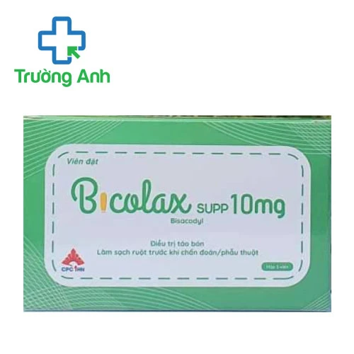 Bicolax Supp 10mg CPC1HN - Thuốc điều trị táo bón hiệu quả