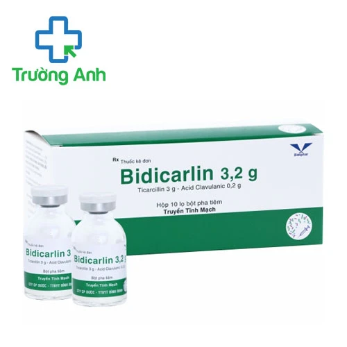 Bidicarlin 3,2g - Thuốc điều trị rối nhiễm khuẩn hiệu quả của Bidiphar 