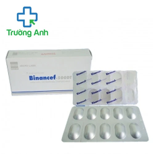 Binancef-500 DT - Thuốc điều trị nhiễm khuẩn hiệu quả của Ấn Độ