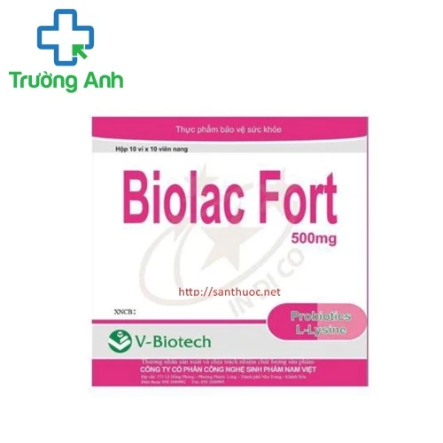 Biolac Fort V-Biotech (vỉ) - Giúp tăng cường hệ tiêu hóa hiệu quả