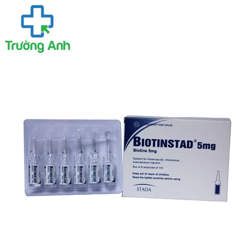 BiotinStad 5mg - Thuốc tiêm điều trị rụng tóc, viêm da của Stada