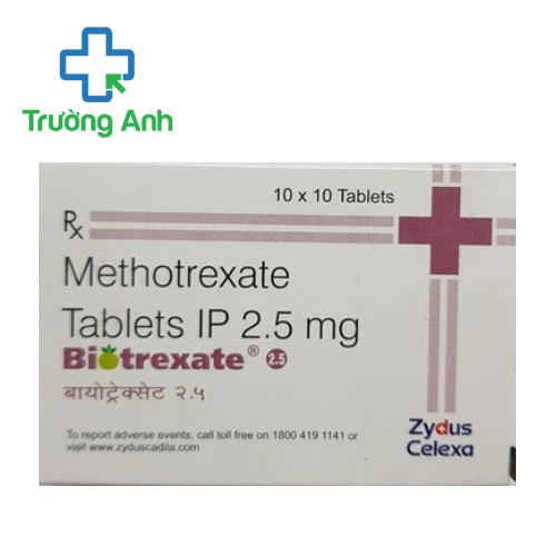 Biotrexate 2.5mg Zydus Celexa - Thuốc điều trị ung thư hiệu quả