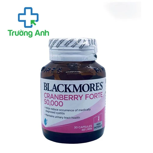 Blackmores Cranberry Forte 50000mg - Viên uống hỗ trợ đường tiết niệu hiệu quả