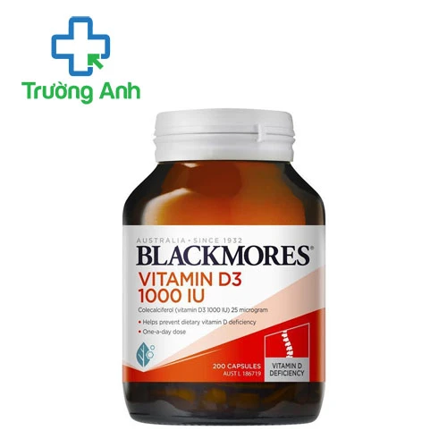 Blackmores Vitamin D3 1000IU - Viên uống bổ sung vitamin D3 cho cơ thể