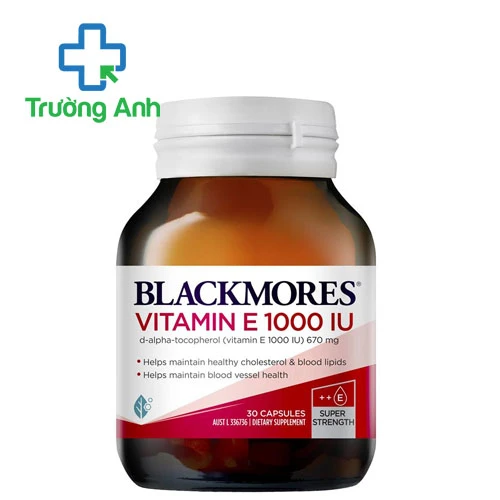 BlackMores Vitamin E 1000 IU (30 viên) - Hỗ trợ chống oxy hóa, làm đẹp da hiệu quả