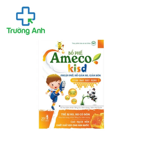 Bổ phế Ameco Kids Vgas - Hỗ trợ giảm ho, giảm đờm hiệu quả