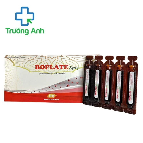 Boplate Syrup 10ml - Hỗ trợ hạn chế giảm tiểu cầu hiệu quả