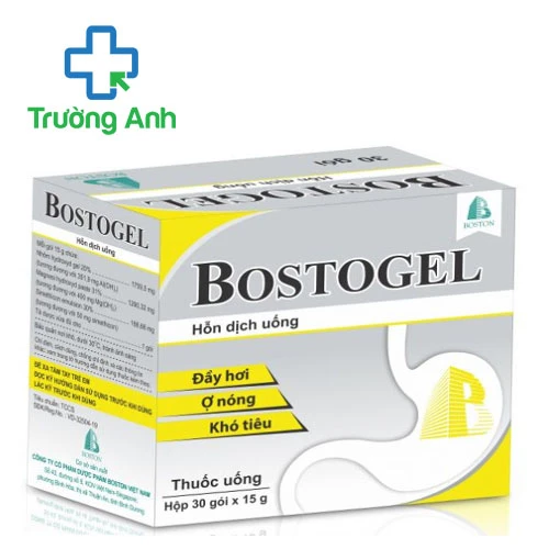 Bostogel Boston - Thuốc làm giảm các triệu chứng khó tiêu, ợ nóng hiệu quả 