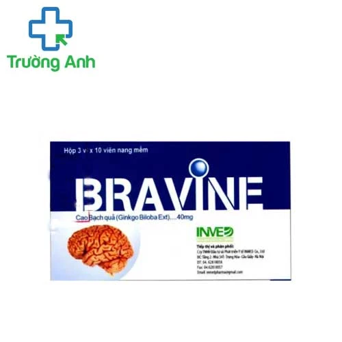 Bravine 40mg - Thuốc tăng cường tuần hoàn máu não hiệu quả