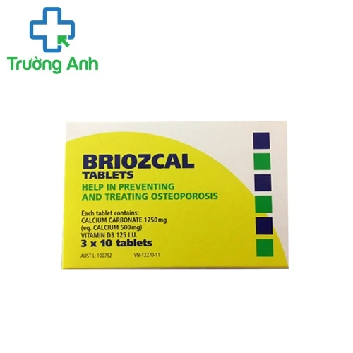 Briozcal - Thuốc giúp phòng và điều trị loãng xương hiệu quả của Úc