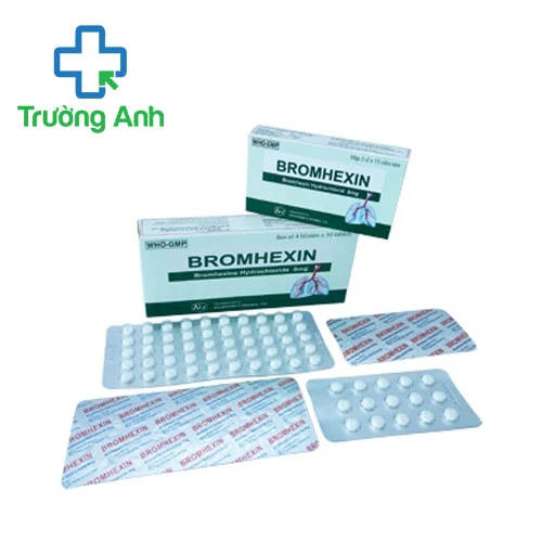 Bromhexin 8mg Khapharco (45 viên) - Thuốc điều trị viêm phế quản