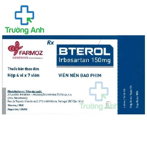 Bterol 150 - Thuốc điều trị hiệu quả tăng huyết áp của Atlantic