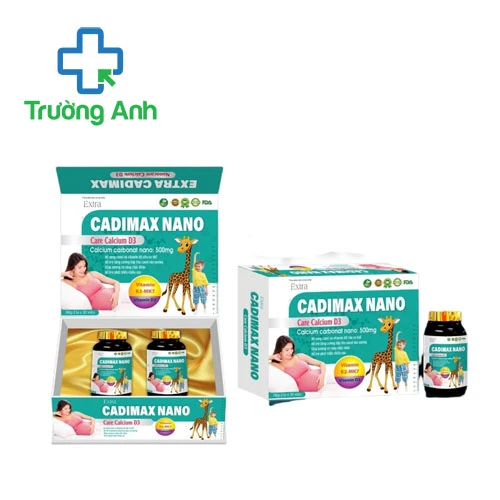 Cadimax Nano Diophaco - Hỗ trợ bổ sung canxi và vitamin D3
