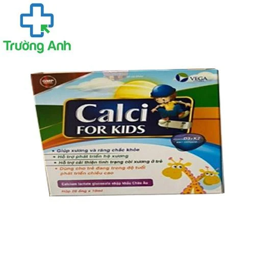 Calci For Kids - Hỗ trợ cải thiện tình trạng còi xương ở trẻ em