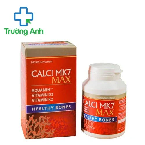 Calci MK7 Max - Viên uống bổ sung canxi, vitamin D hiệu quả