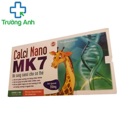 Calci Nano MK7 - Giúp bổ sung canxi cho trẻ em hiệu quả