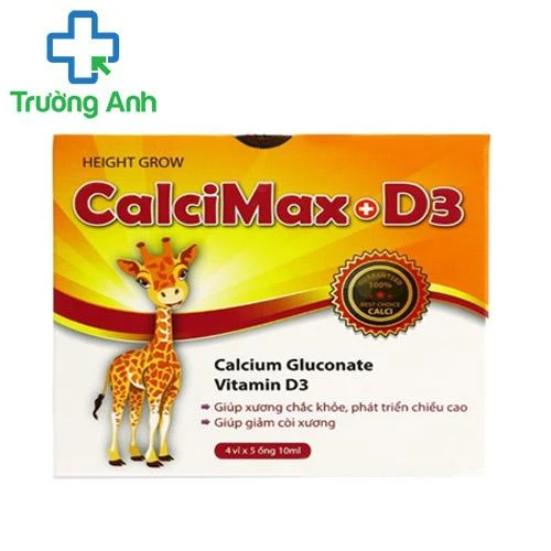 CalciMax + D3 - Thuốc bổ giúp phát triển chiều cao hiệu quả