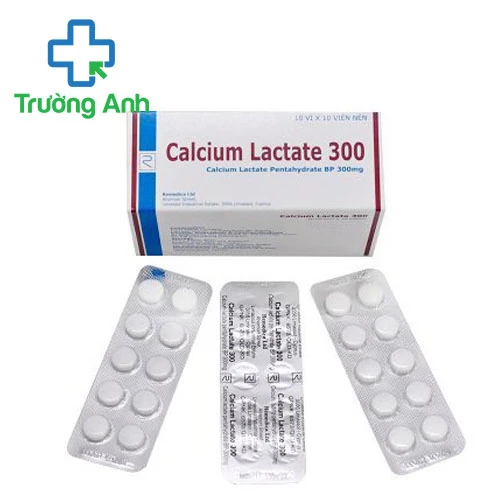 Calcium Lactate 300 - Bổ sung calcium chống loãng xương hiệu quả