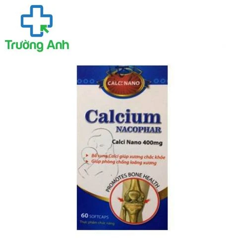 Calcium Nacophar - TPCN bổ sung canxi hiệu quả