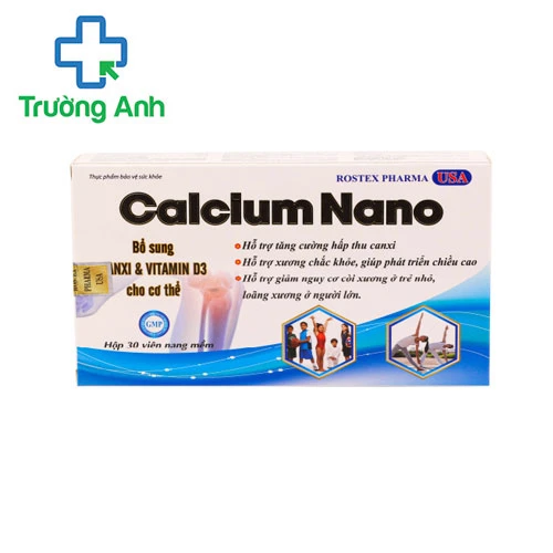 Calcium Nano - Giúp bổ sung canxi và Vitamin D3 cho cơ thể