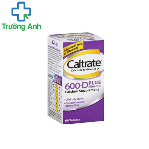 Caltrate 600+ D Plus Minerals 28 viên, 60 viên - Giúp bổ sung canxi và khoáng chất thiết yếu cho xương chắc khỏe hiệu quả