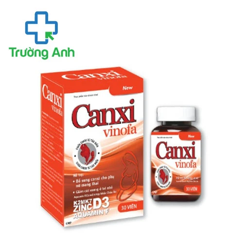 Canxi Vinofa New - Hỗ trợ bổ sung canxi và vitamin D3 hiệu quả cho cơ thể